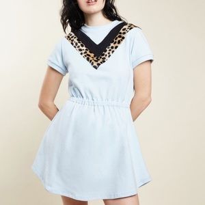 Valfre Maru mini dress baby blue size small